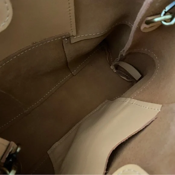 Portland LEATHER square woven leather CHARLOTTE CROSSBODY BAG - Picture 6 of 12